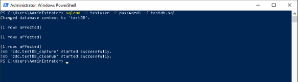 Executing SQL File using th Windows Powershell.